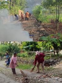 PEMKAL BENDUNGAN DAN WARGA KALURAHAN BENDUNGAN SERENTAK LAKUKAN JUM'AT BERSIH